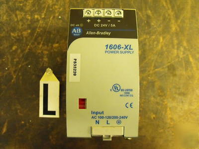 Allen-bradley 1606-xl power supply catalog# 1606-XL120D