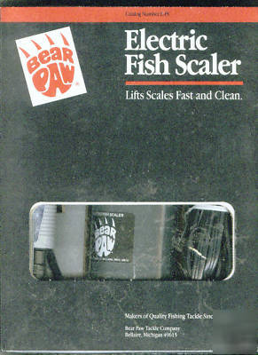 Bear paw elec fish scaler # efs heavy duty free s/h