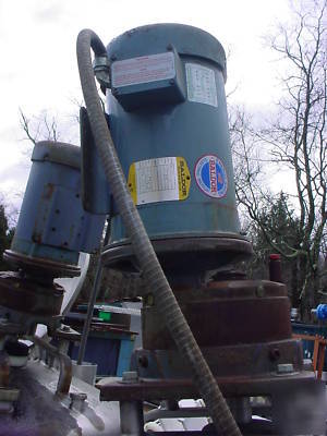 Crepaco 150 gallon cone bottom mix tank 2 hp shaft prop