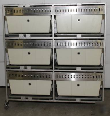 Dog cat rabbit stainless steel 6 cage unit allentown 