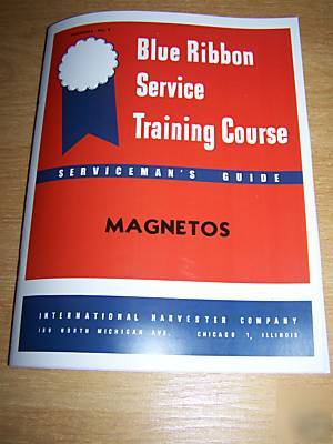 Farmall magneto service manual F12 F14 F20 F30 100 130
