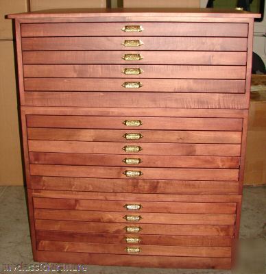 Map atlas blueprint architect museum flat file cabinet 