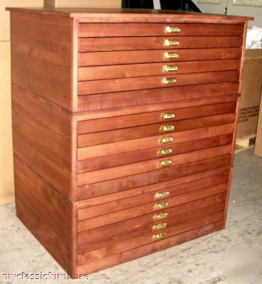 Map atlas blueprint architect museum flat file cabinet 