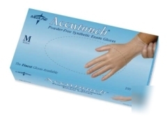Medline vinyl exam gloves powder free-medium 1,000/case