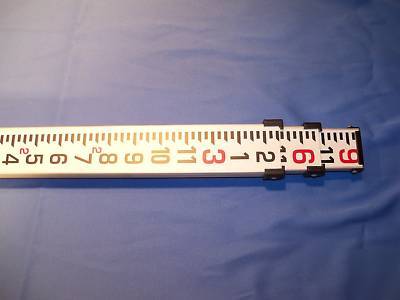 New david white survey 9 foot aluminum grade rod * *