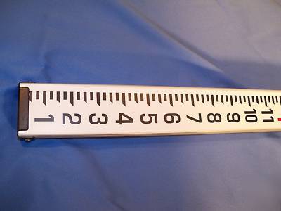 New david white survey 9 foot aluminum grade rod * *