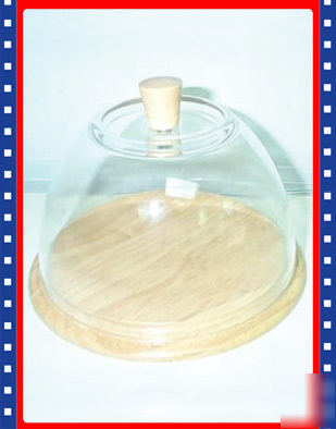 New desert tray with cover cake pastry display case
