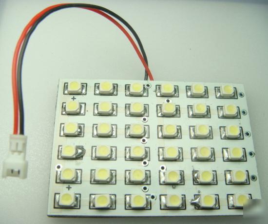 New high power 36 smd led car interior dome bulb,white