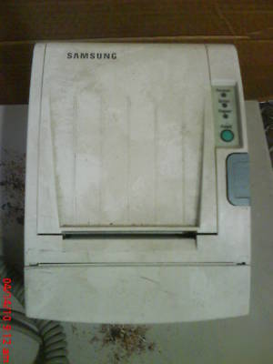 Pallets of cash drawers, receipt printers, pole dsplys