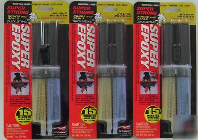 Pc super epoxy super strong no drip formula 3 pack