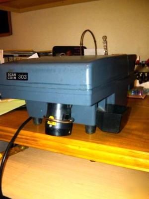 Scan coin sc-303 coin counter/sorter very nice 