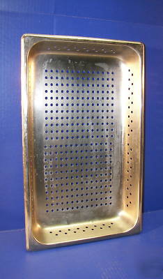 Steam table pan perforated full size 21