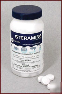 Steramineâ„¢ sanitizing tablets 100 count bottle