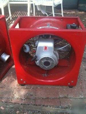 Two gas-powered blowers- 10,000CFM smoke ejectors
