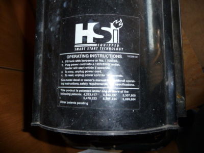 Reddy kerosene heater 60,000 btu - model RM60