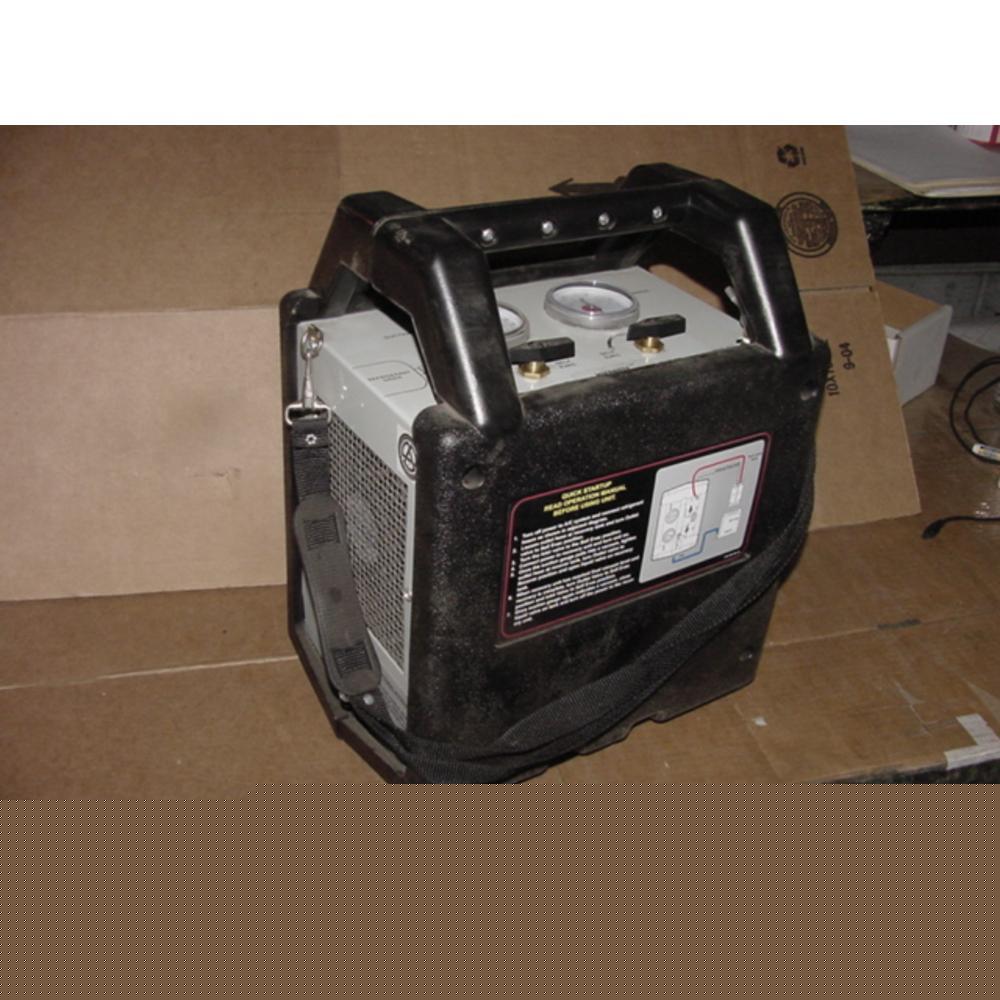 Refrig tech. MVS11-115 recovery refrigerant system