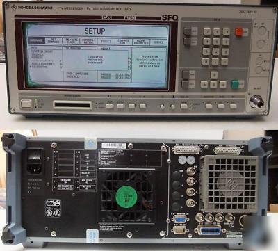 Rohde & schwarz sfq tv test transmitter B5,B6,B11,B26