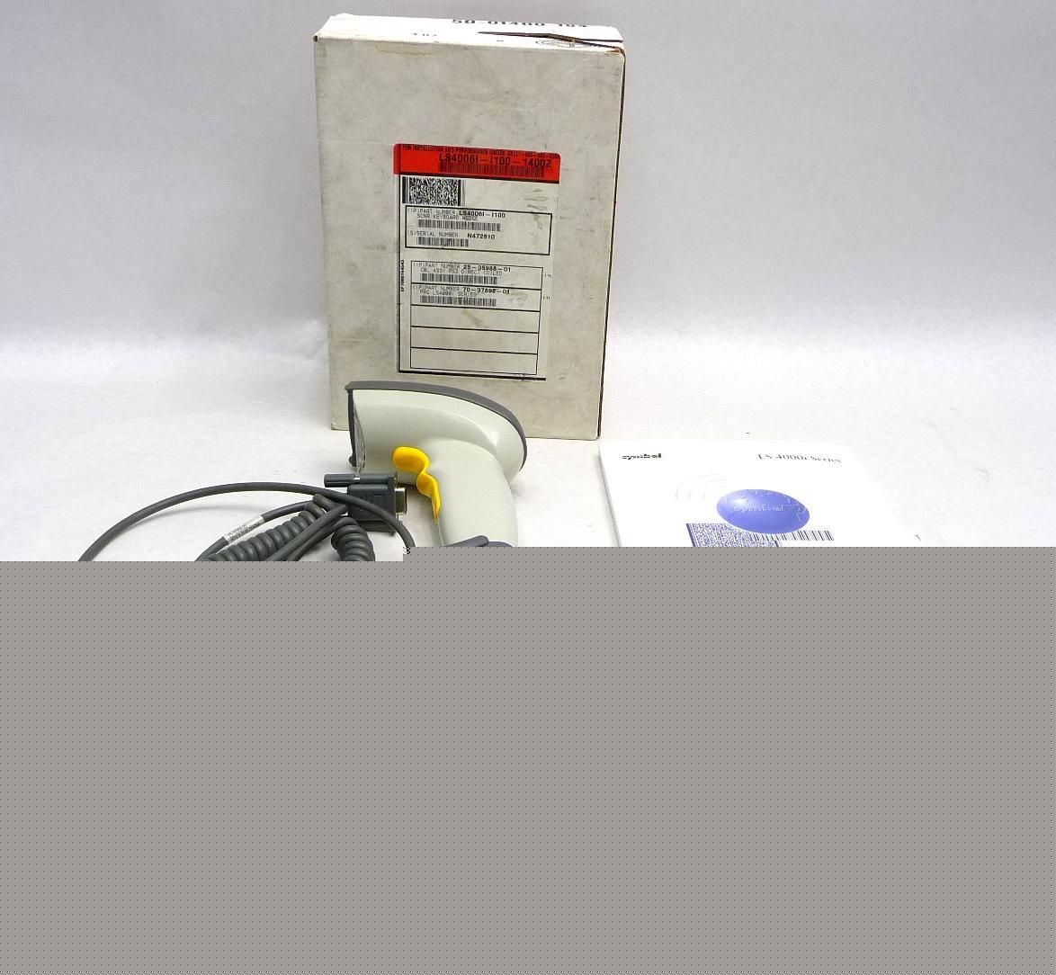 Symbol LS4004I laser barcode scanner serial 4000I pos