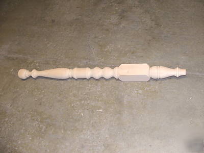 Unfinished furniture hardware finials posts lot