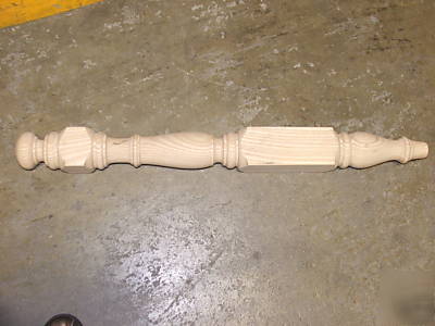 Unfinished furniture hardware finials posts lot