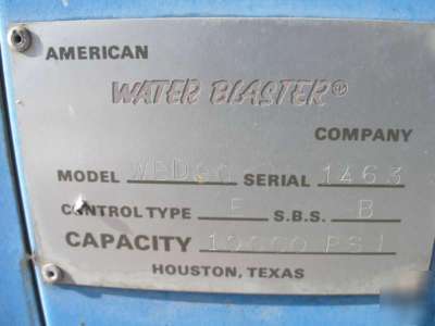 Weatherford fe-85 triplex pump packaged w/ detroit 3-53