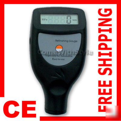Pro digital coating thickness gauge tester vessel iron