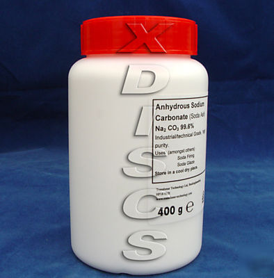 Sodium carbonate glaze & firing additive pure powder