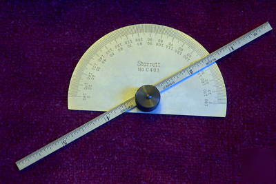 Starrett sheetmetal protractor