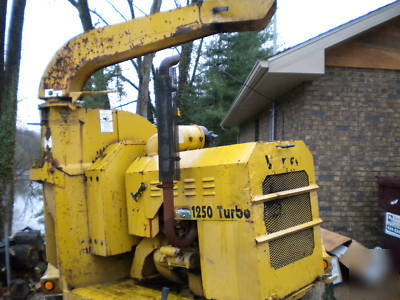 Vermeer 1250 turbo diesel chipper