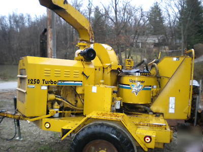 Vermeer 1250 turbo diesel chipper
