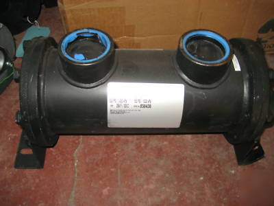 Thermal transfer oil cooler , water cooled,10-50 gpm