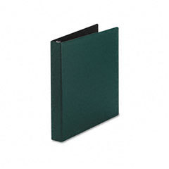 3-ring binder, durable, 1 capacity, 8-1/2 X11 , green 