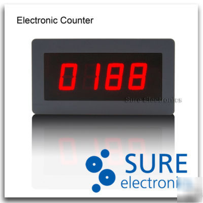 4 digital red led frequency meter & electronic counter