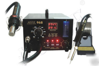 Aoyue 968 smd hot air 3IN1 repair & rework station 110V