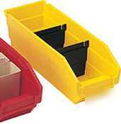 Black shelf bin divider - for QSB102