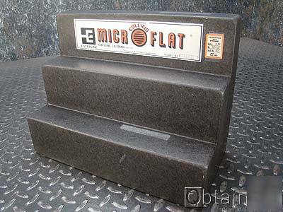 Collins microflat granite 3-step angle plate 6X9X12