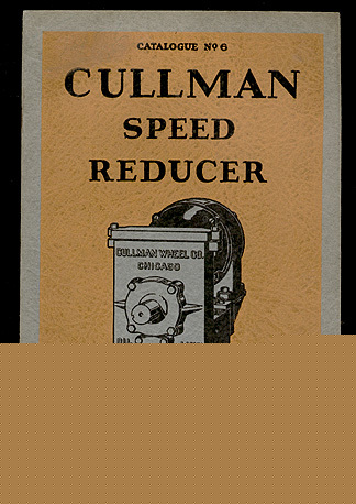 Cullman speed reducer trade catalog motor drives 1930's