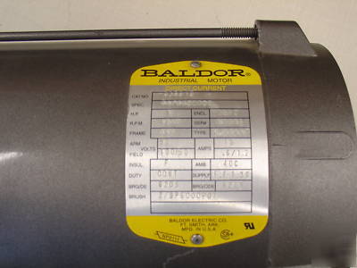 1 hp, nema 56C, dc motor and variable speed control