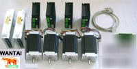 4 axis nema 34 stepper motor 1317OZ cnc router or mill