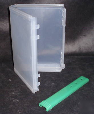 45 locking vhs clear cases