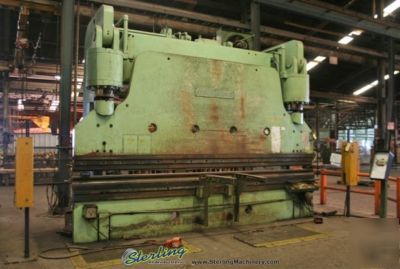600 ton x 16' cincinnati hydraulic press brake