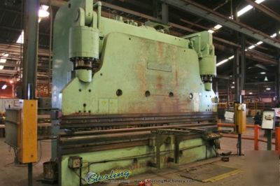 600 ton x 16' cincinnati hydraulic press brake