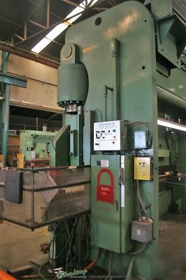 600 ton x 16' cincinnati hydraulic press brake