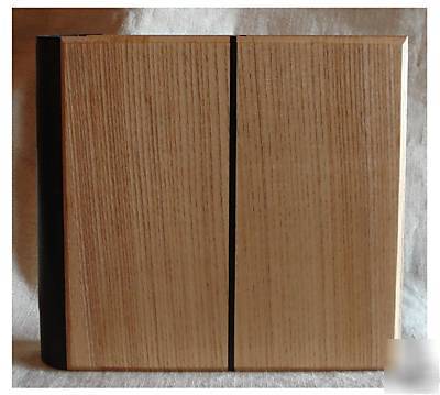 Address book made from ash with bog oak detail