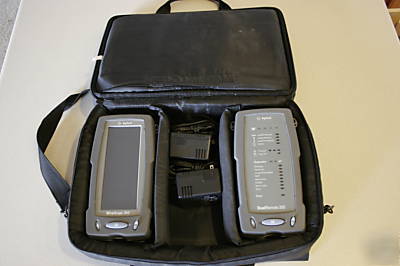 Agilent wirescope 350 N2600A cable tester + dual remote