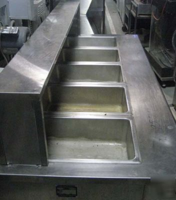 Byonne-5 well electric hot food table 9577 steamtable 