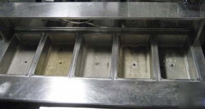Byonne-5 well electric hot food table 9577 steamtable 