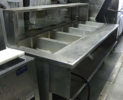 Byonne-5 well electric hot food table 9577 steamtable 