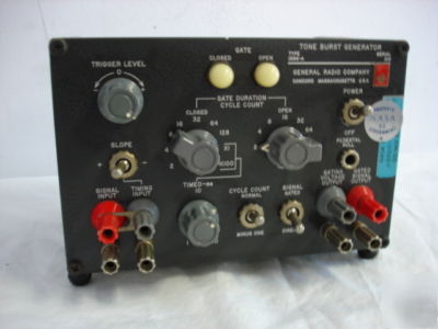 General radio company tone burst generator