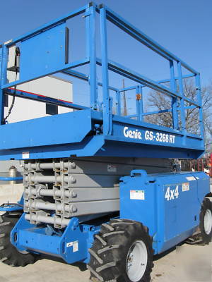 Genie GS3268RT man aerial scissor lift boom manlift 